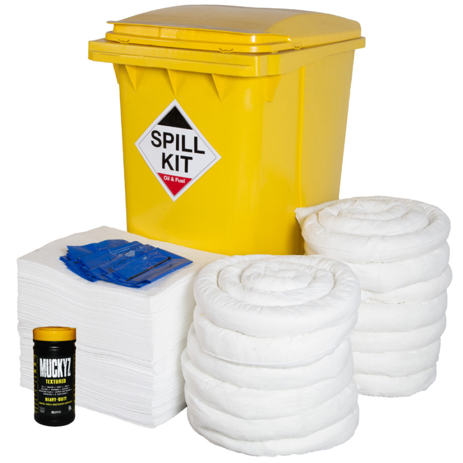 Wheeled Bin Spill Kit 360l Oil And Fuel Spill Shop